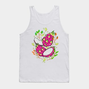 Dragon Fruit Floral Tank Top